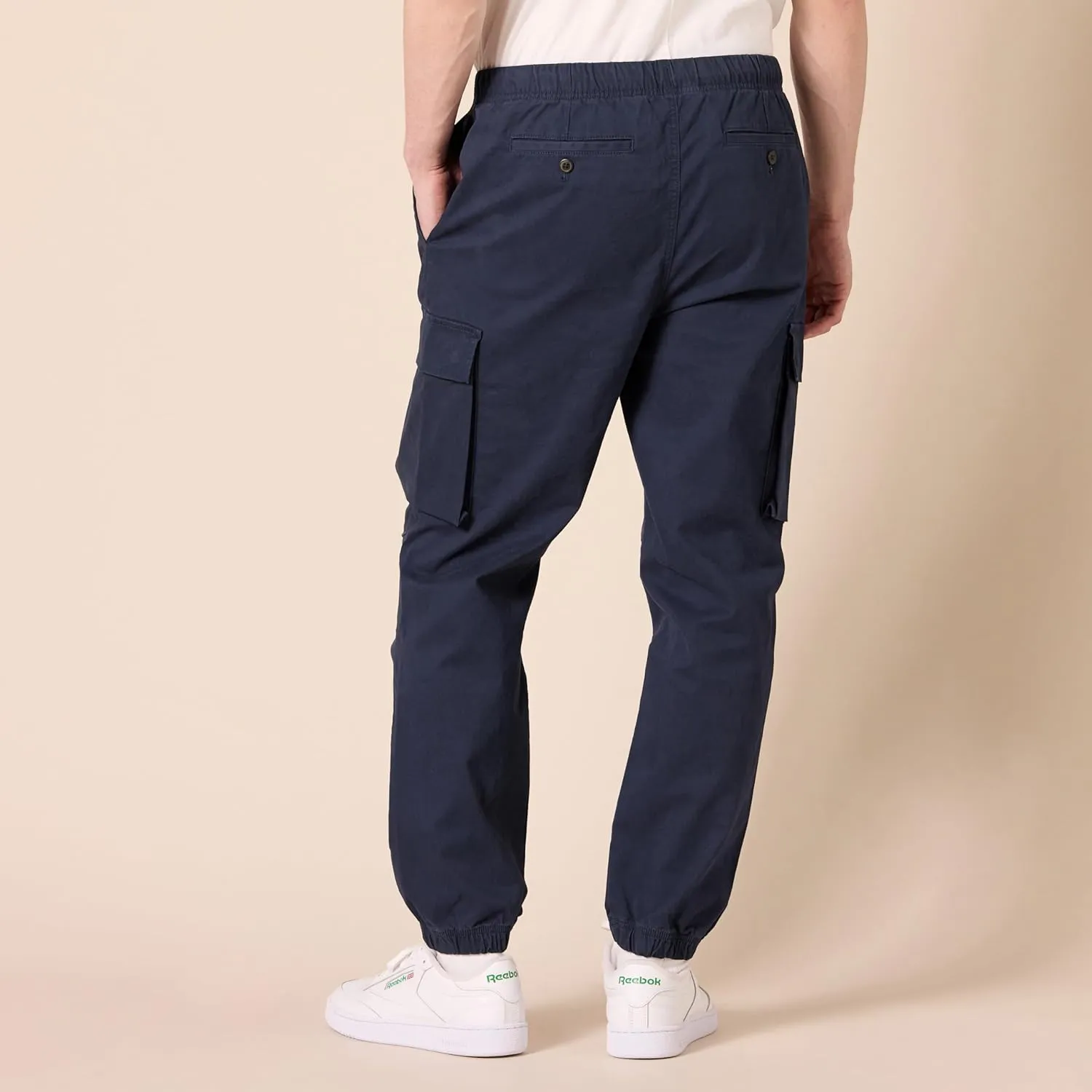 Amazon Essentials Men's Drawstring-Waist Regular-Fit Cargo Jogger