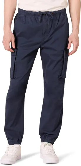 Amazon Essentials Men's Drawstring-Waist Regular-Fit Cargo Jogger