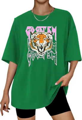 Aoang Graphic Tshirts Oversized Womens Summer Crewneck Short Sleeve Tee Shirt Blouse Tops