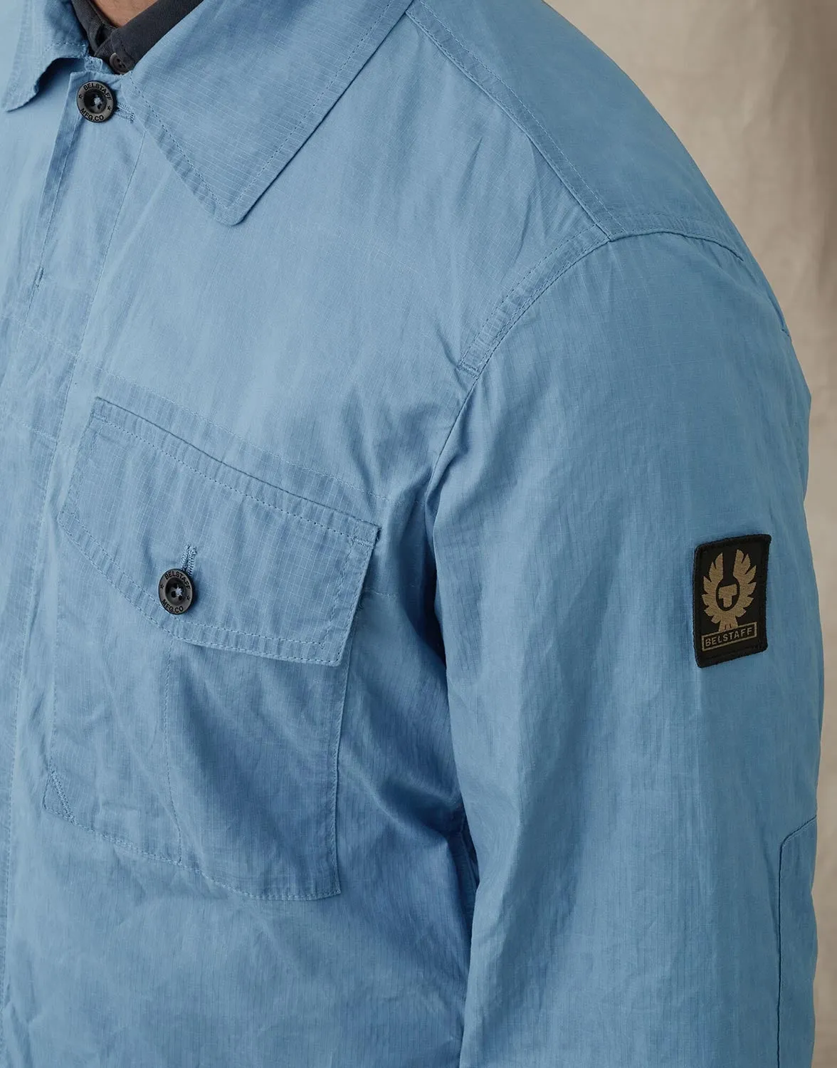 Belstaff Recon Overshirt in Airforce Blue