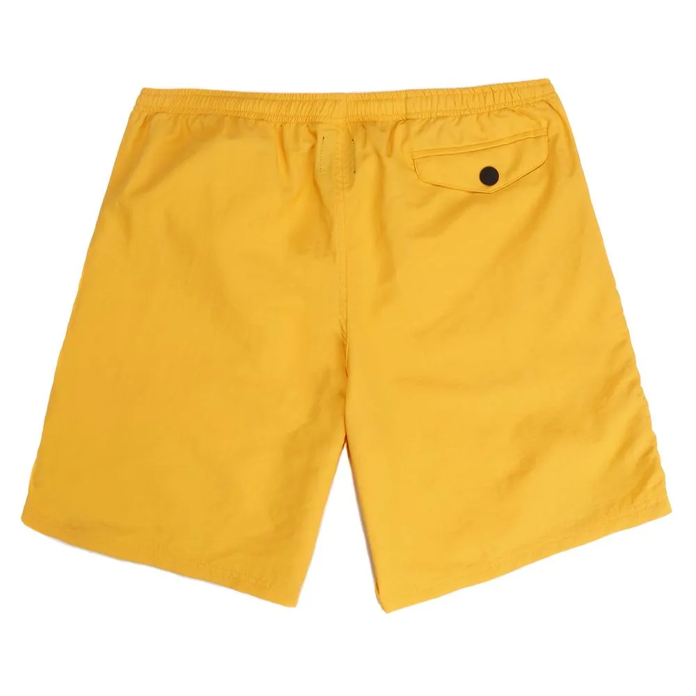 Brain Dead Mushroom Patch Nylon Beach Short / Gold