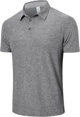 Cimic 3 Pack Polo Shirts for Men Short Sleeve Tennis Quick Dry Performanc Golf Moisture Wicking Athletic Collar Tops