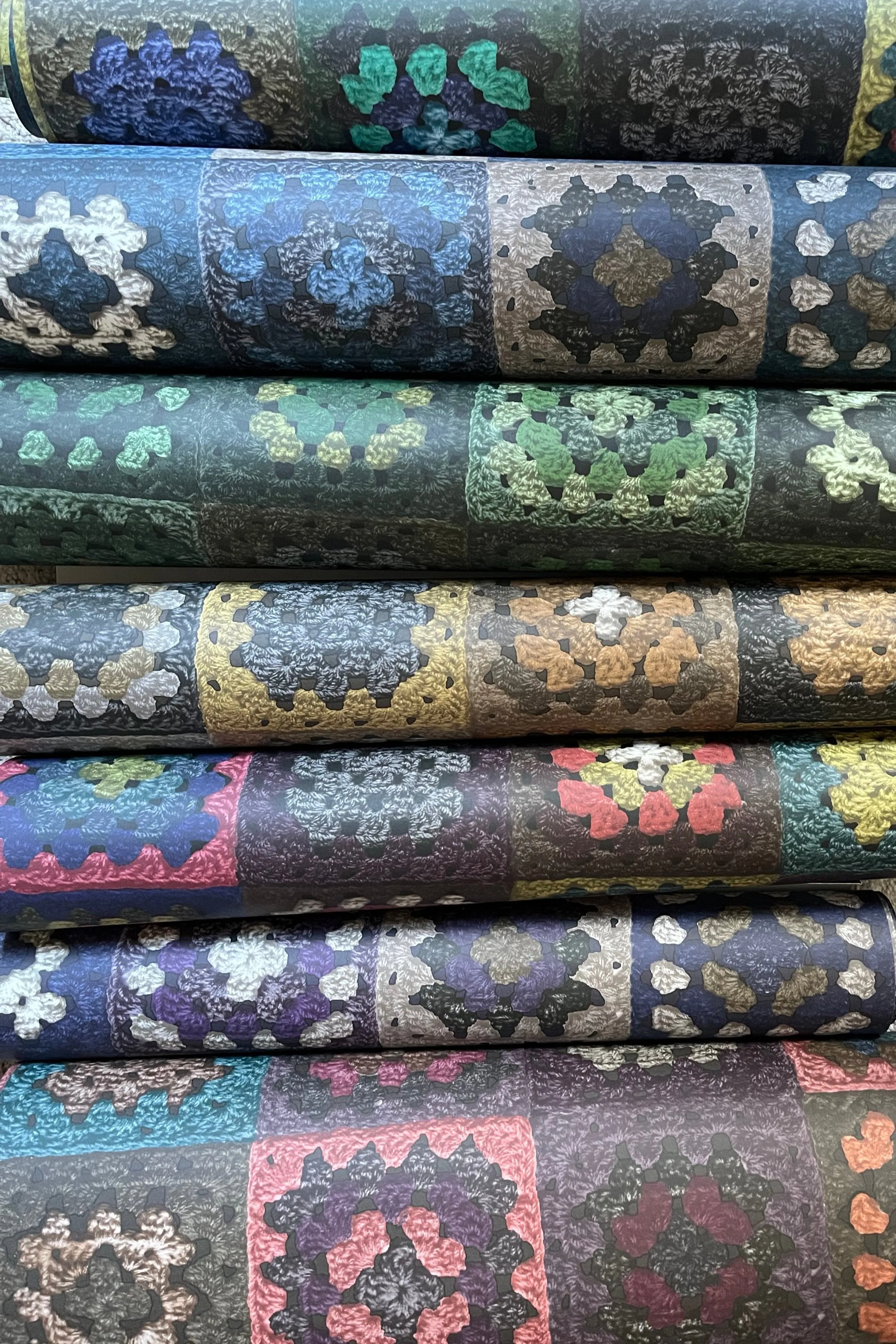 Crochet Wallpaper - Multi