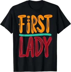 First Lady Design Illustration Abstract Art Design T-Shirt