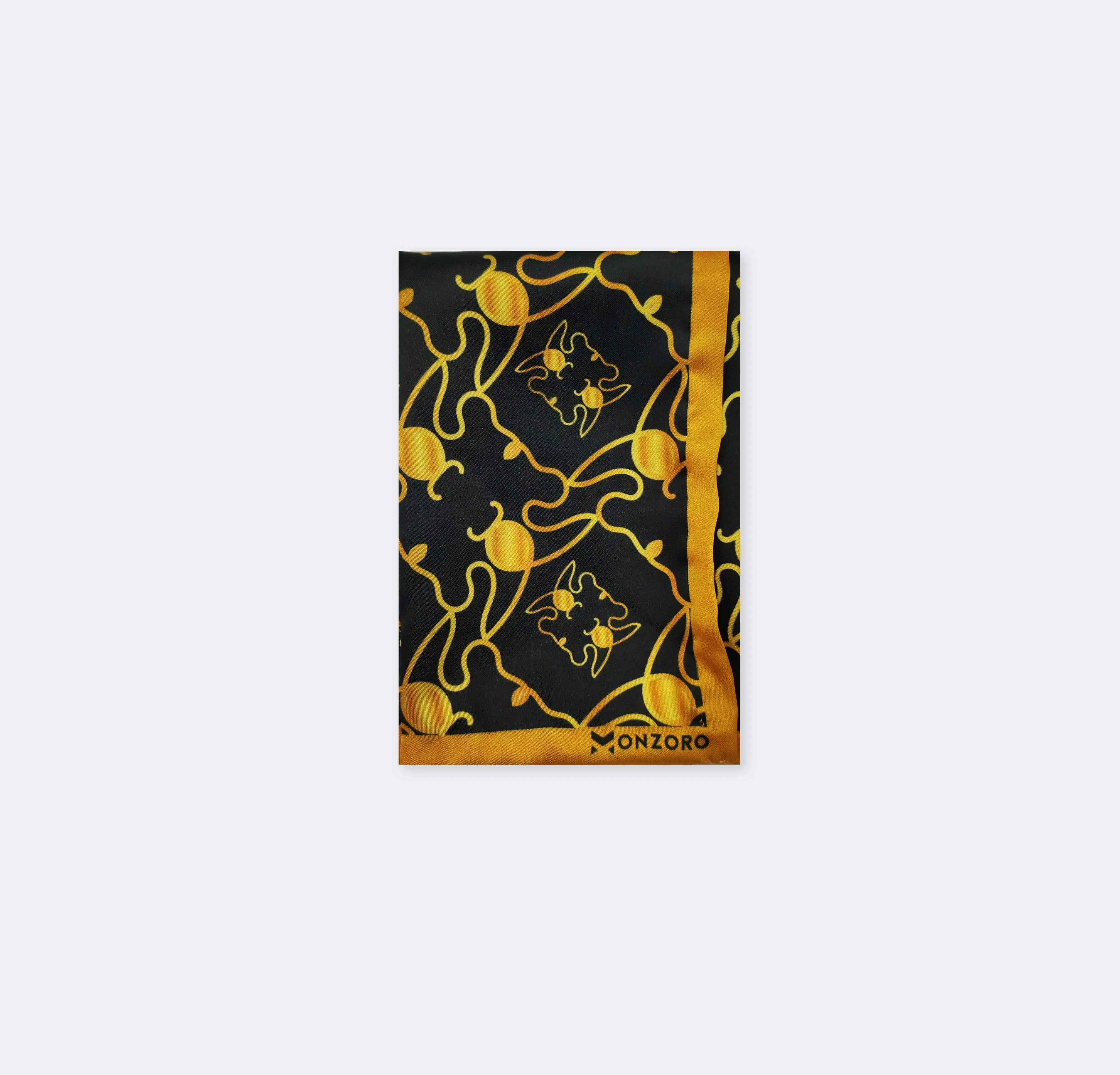 Indian necklace pattern Silk Pocket Square