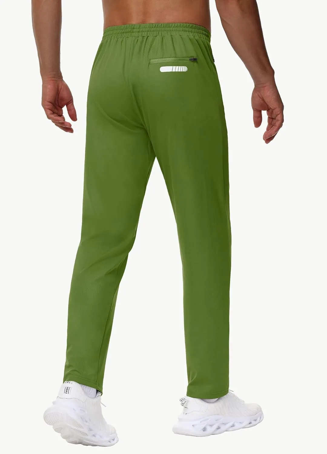 Men's 30" 34" 36" Tall Sweatpants - Lightweight Athletic Workout Running Traning Track Joggers Pants with Zipper Pocket