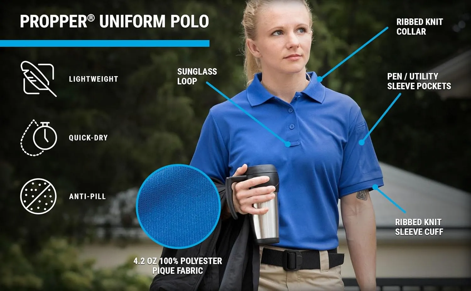 Propper Women's F53834c Uniform Polo