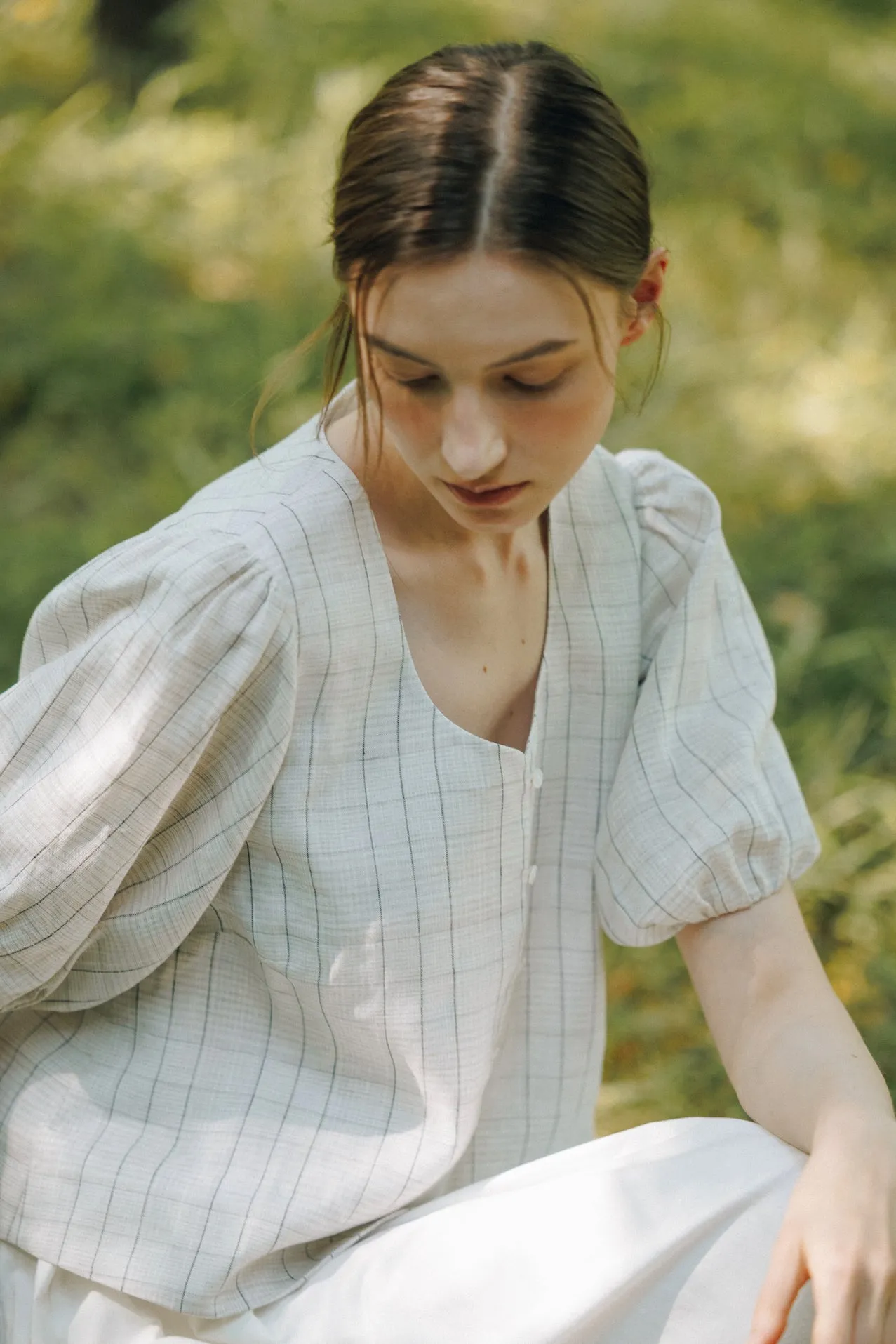 Tulip Blouse -- Linen