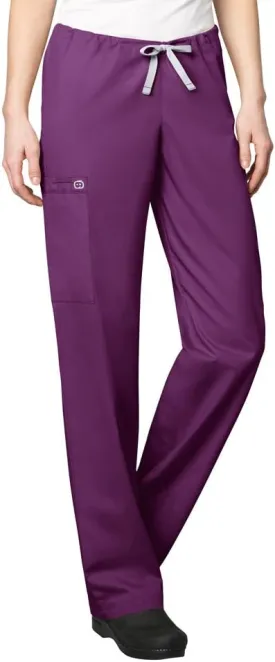 WonderWink Women's Petite Plus Drawstring Cargo Pant-Tall