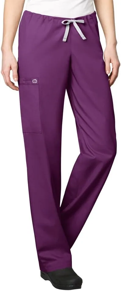 WonderWink Women's Petite Plus Drawstring Cargo Pant-Tall